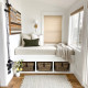 Breathable 100% Linen Daybed Cover With The Piping On Edges