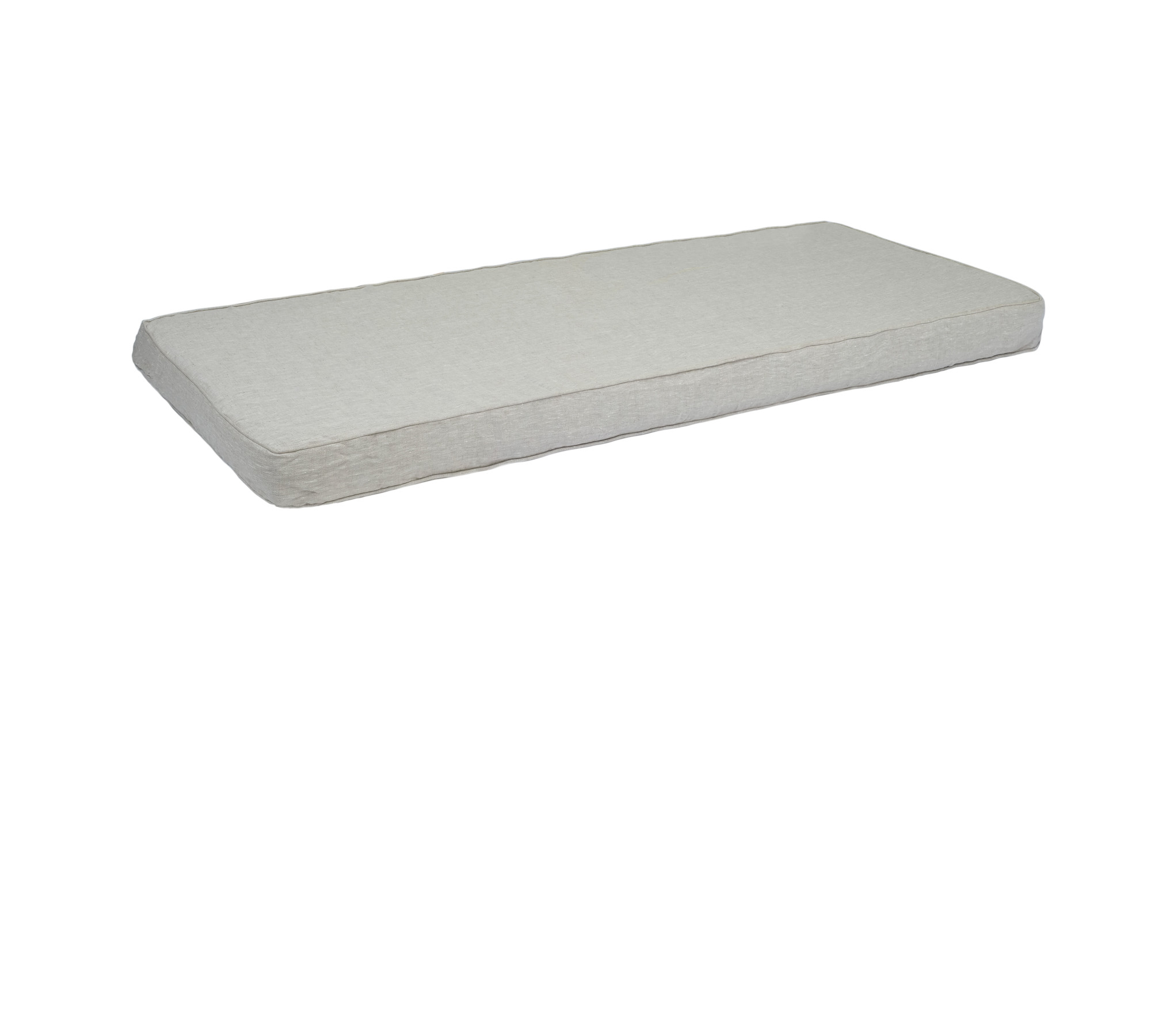 Breathable 100% Linen Daybed Cover With The Piping On Edges