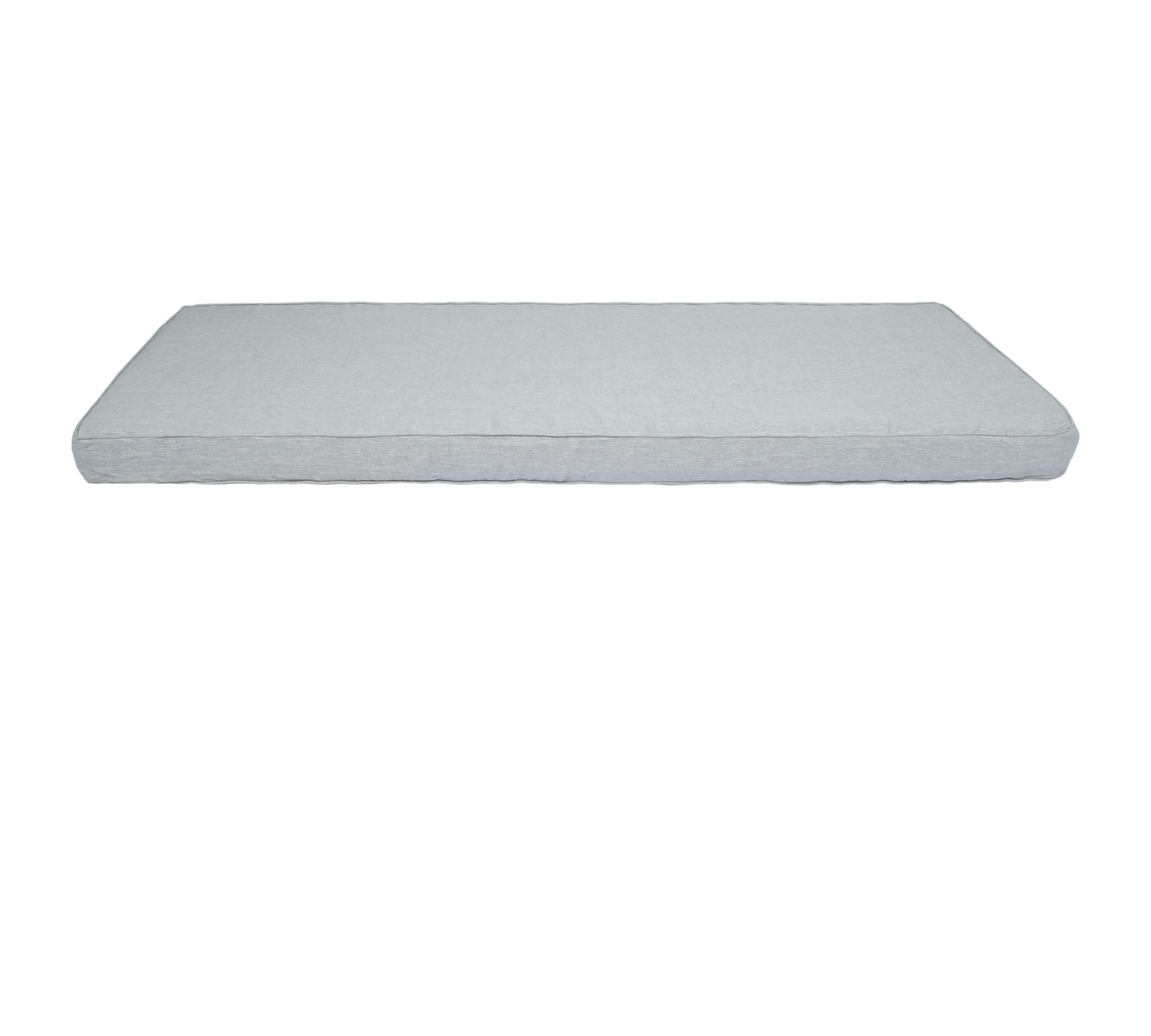 Breathable 100% Linen Daybed Cover With The Piping On Edges