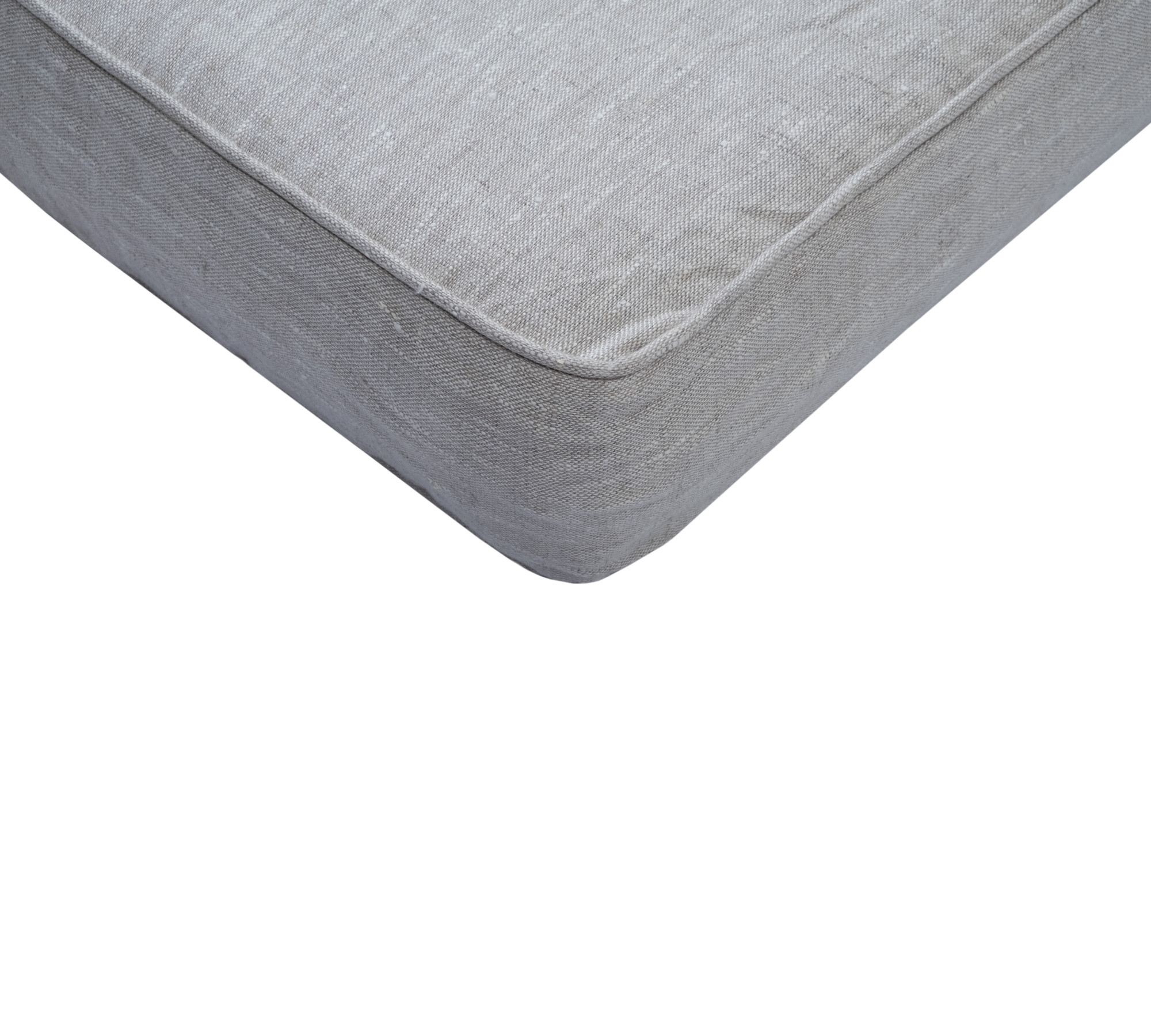 Breathable 100% Linen Daybed Cover With The Piping On Edges