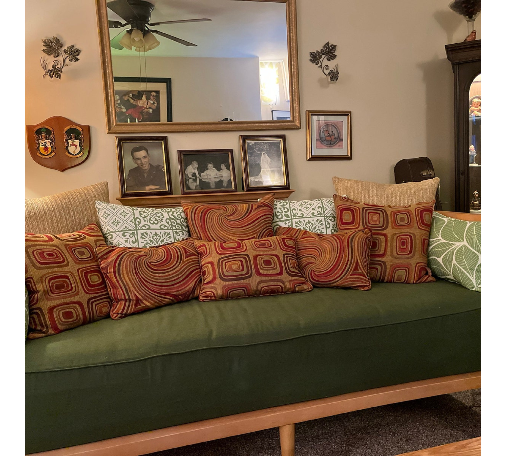 Heavy Duty Linen Daybed Mattress Cover with Piping