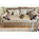 Heavy Duty Linen Daybed Mattress Cover with Piping