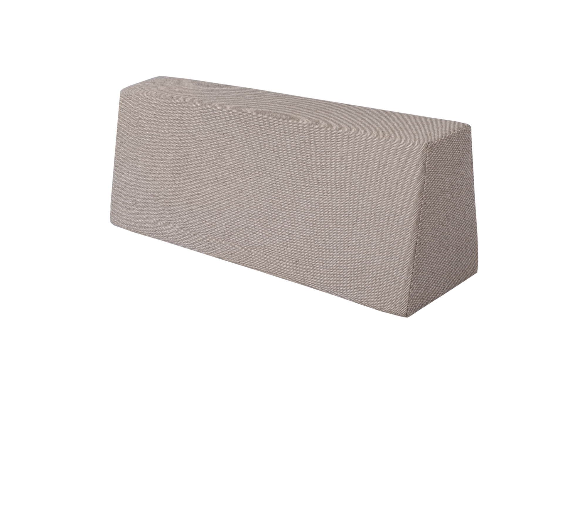 Upholstery 100% Linen Wedge Bolster Cover