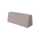 Upholstery 100% Linen Wedge Bolster Cover