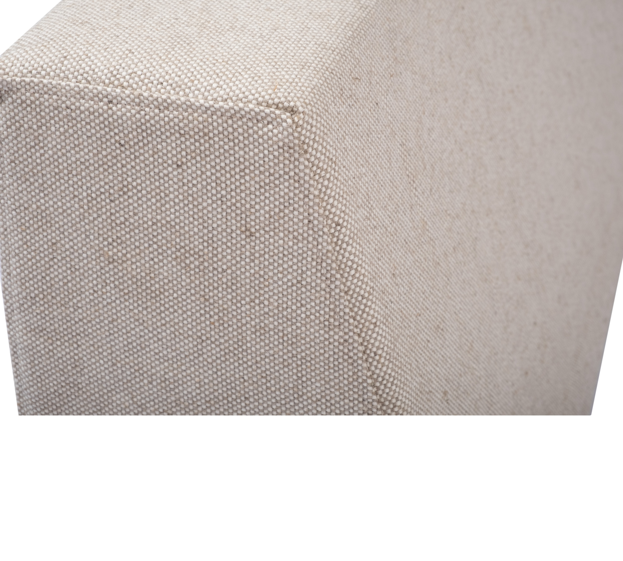 Upholstery 100% Linen Wedge Bolster Cover