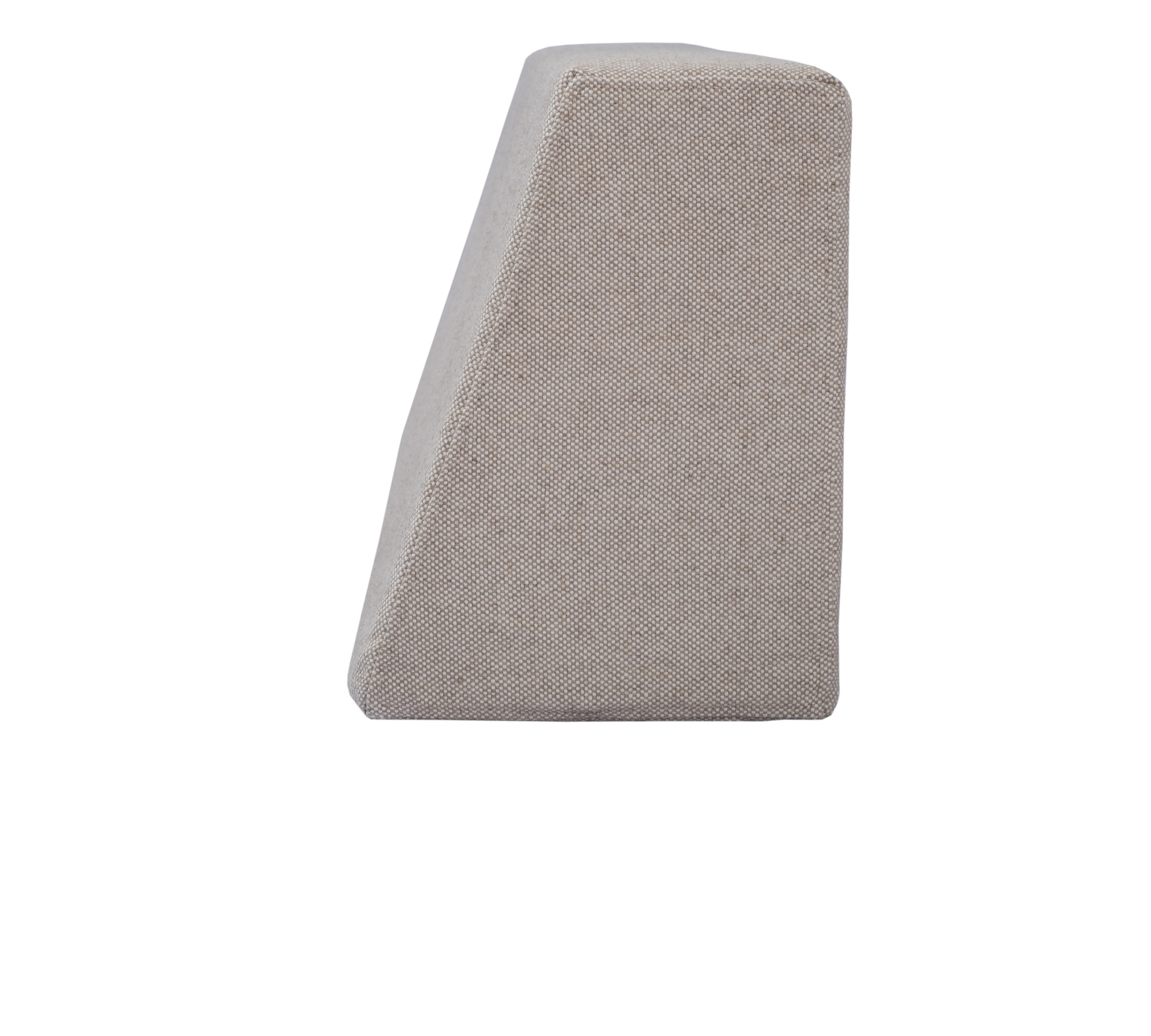 Upholstery 100% Linen Wedge Bolster Cover