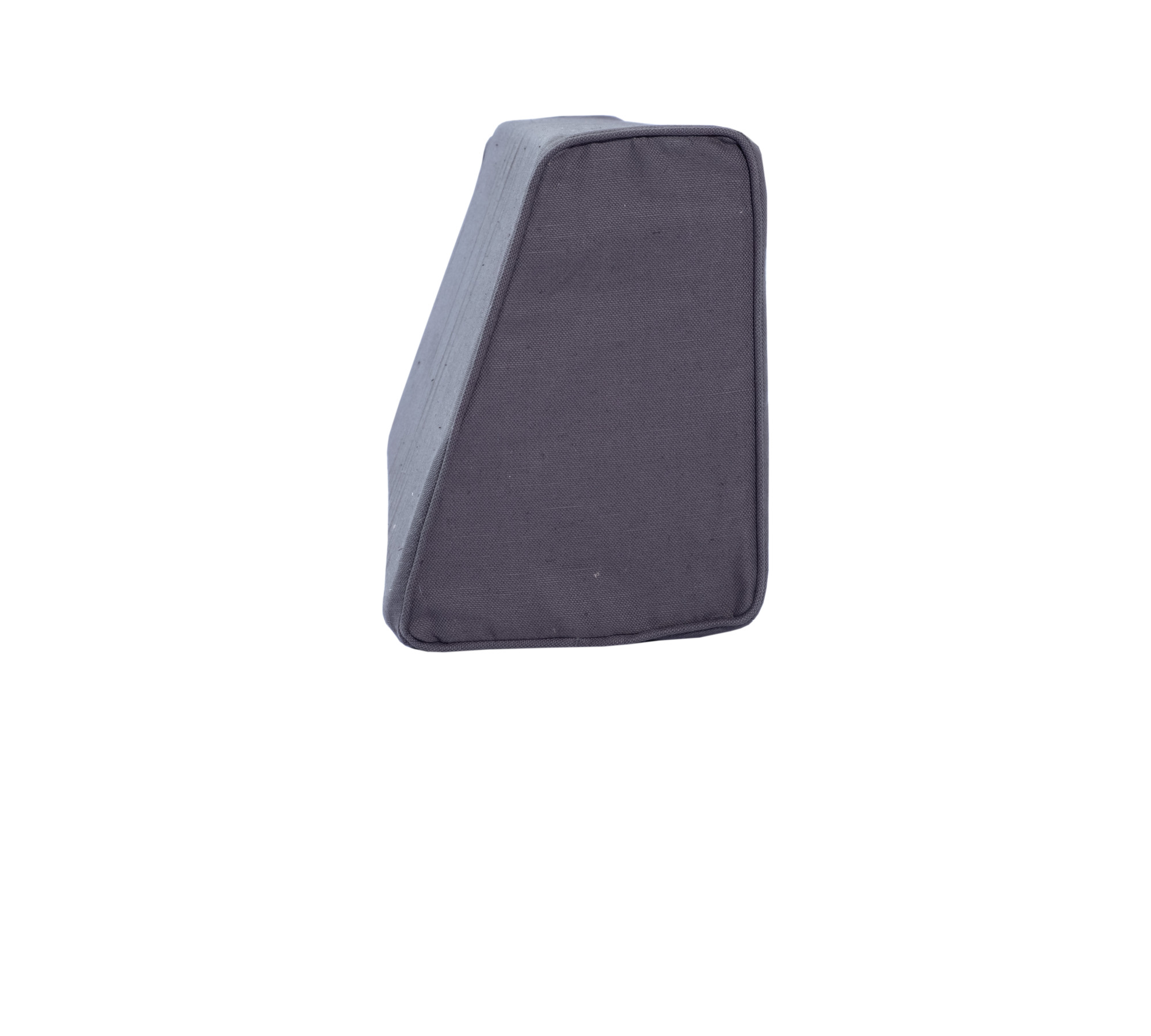 Upholstery Linen Wedge Bolster Cover with Piping