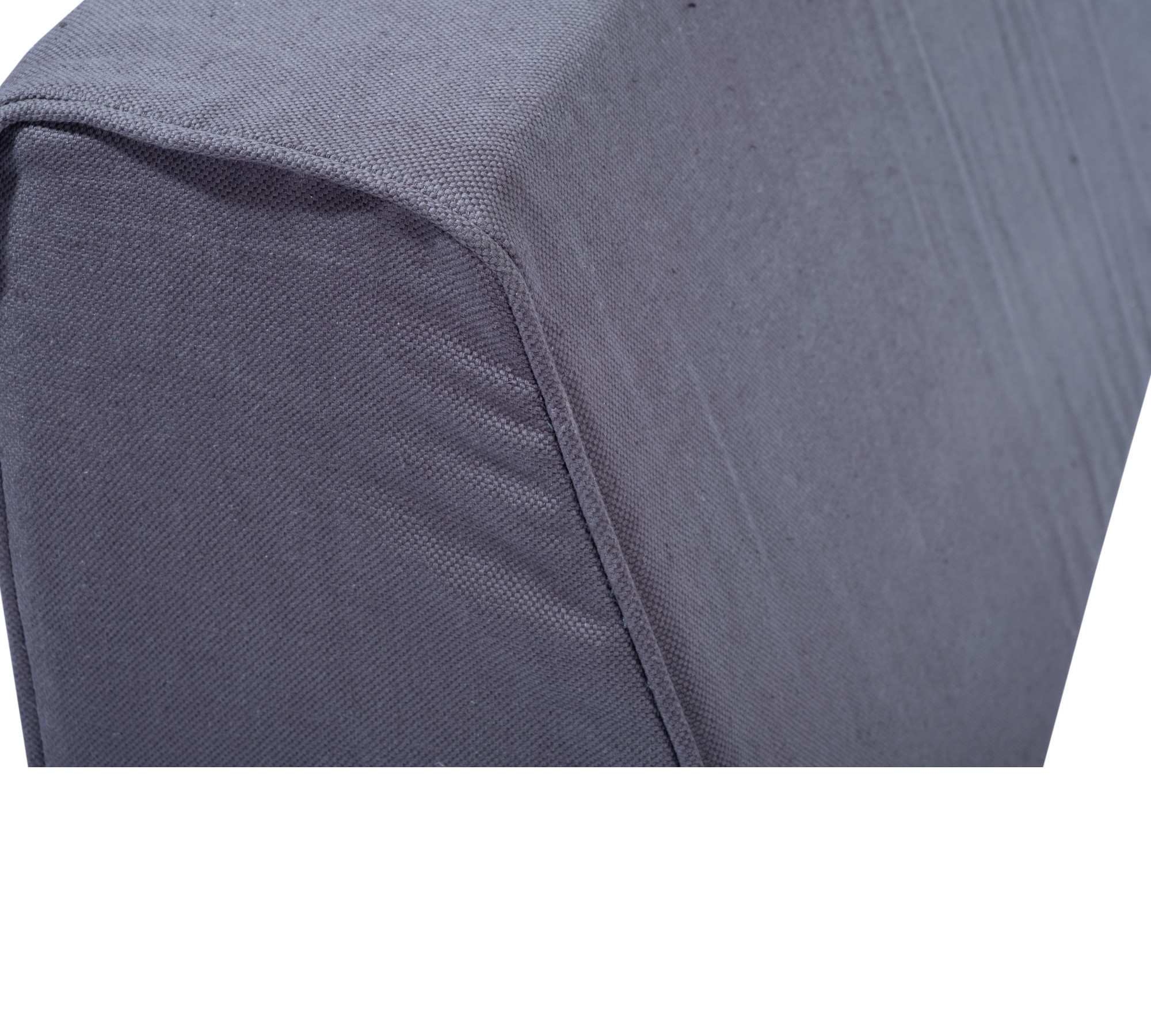Upholstery Linen Wedge Bolster Cover with Piping