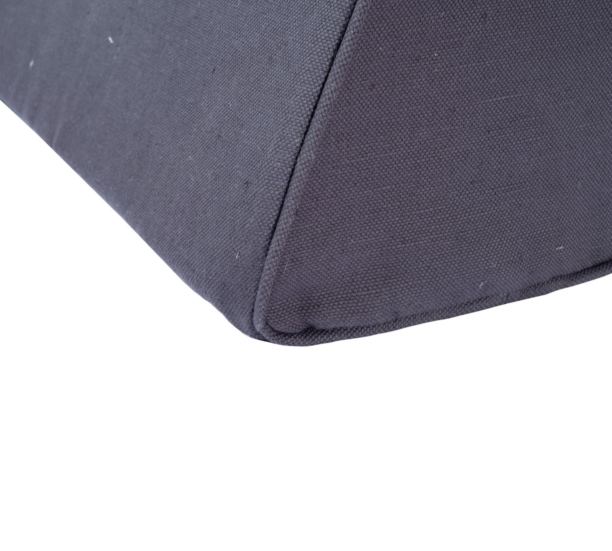 Upholstery Linen Wedge Bolster Cover with Piping