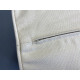 Upholstery Linen Wedge Bolster Cover with Piping