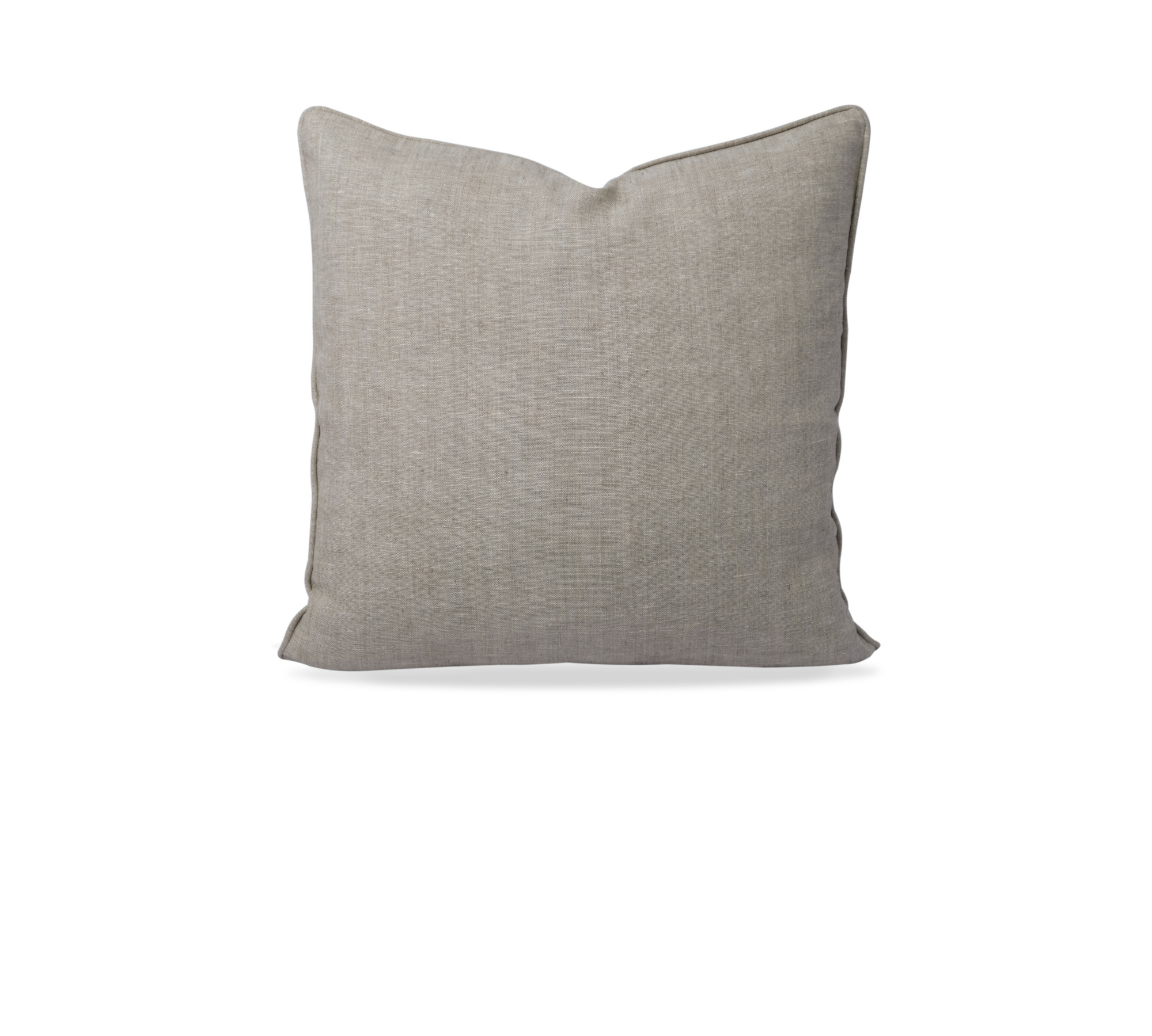 Medium Weight 100% Linen Pillow Sham with Piping