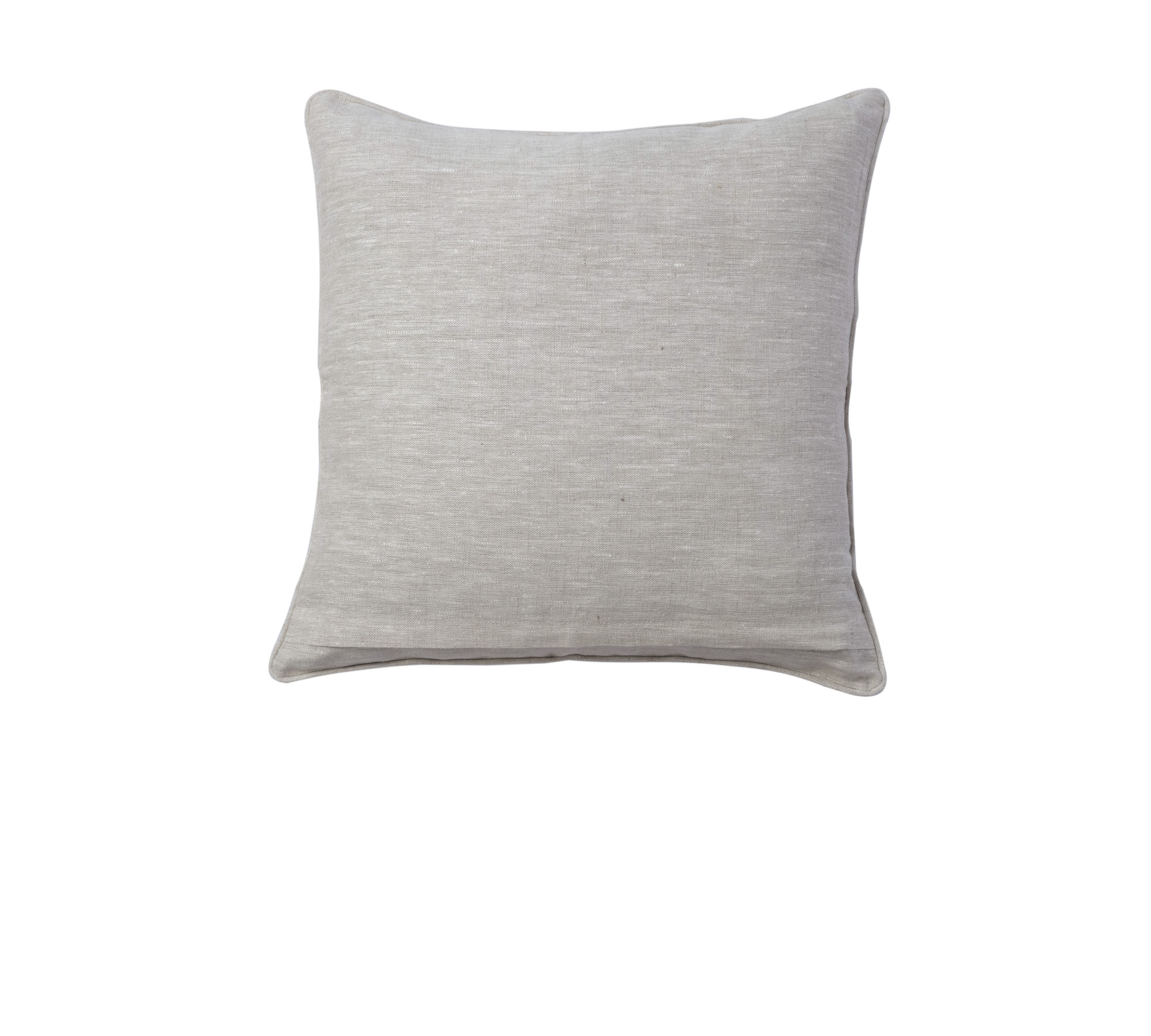 Medium Weight 100% Linen Pillow Sham with Piping
