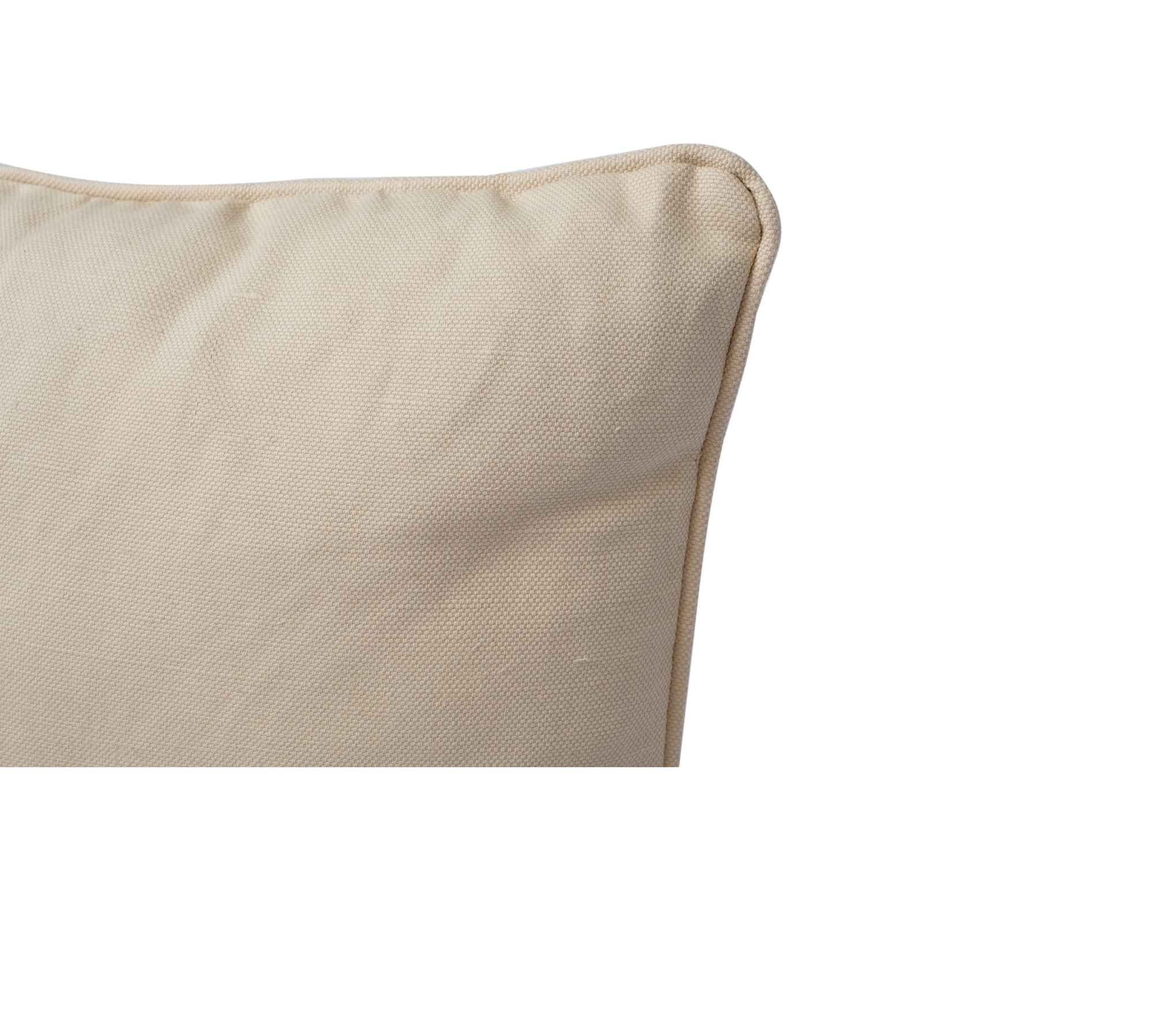 Heavyweight 100% Linen Pillow Sham with Piping