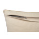 Heavyweight 100% Linen Pillow Sham with Piping