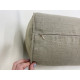 Breathable Medium Weight 100% Linen Bolster Cover with Piping