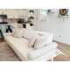 Medium Weight 100% Linen Wedge Bolster Cover