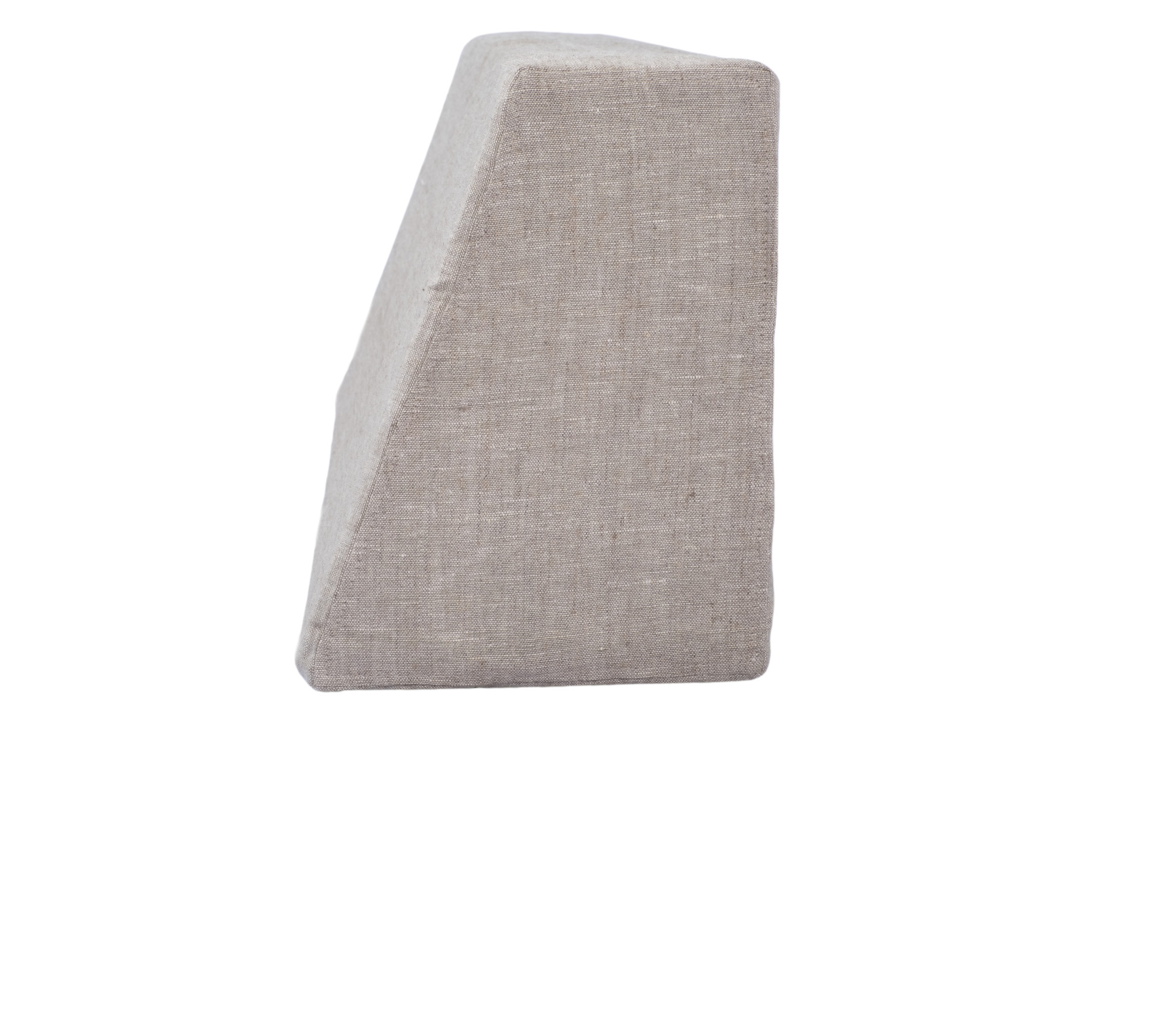 Medium Weight 100% Linen Wedge Bolster Cover