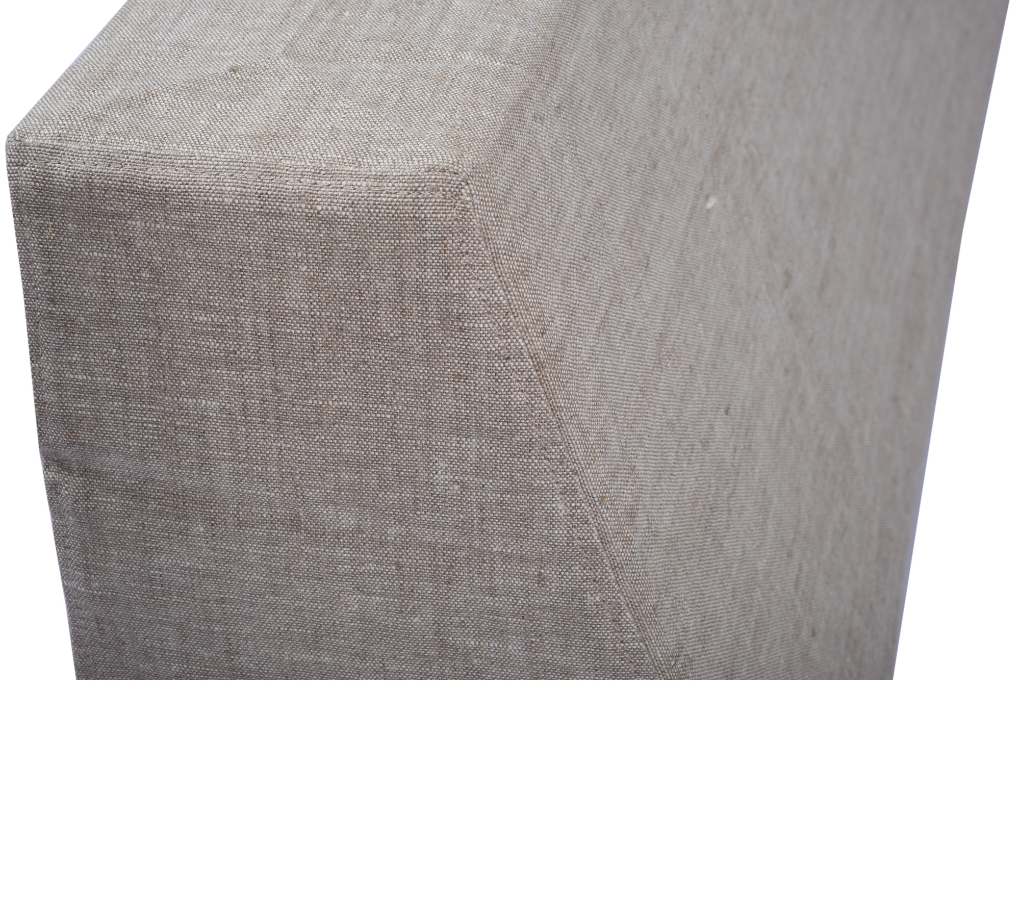 Medium Weight 100% Linen Wedge Bolster Cover