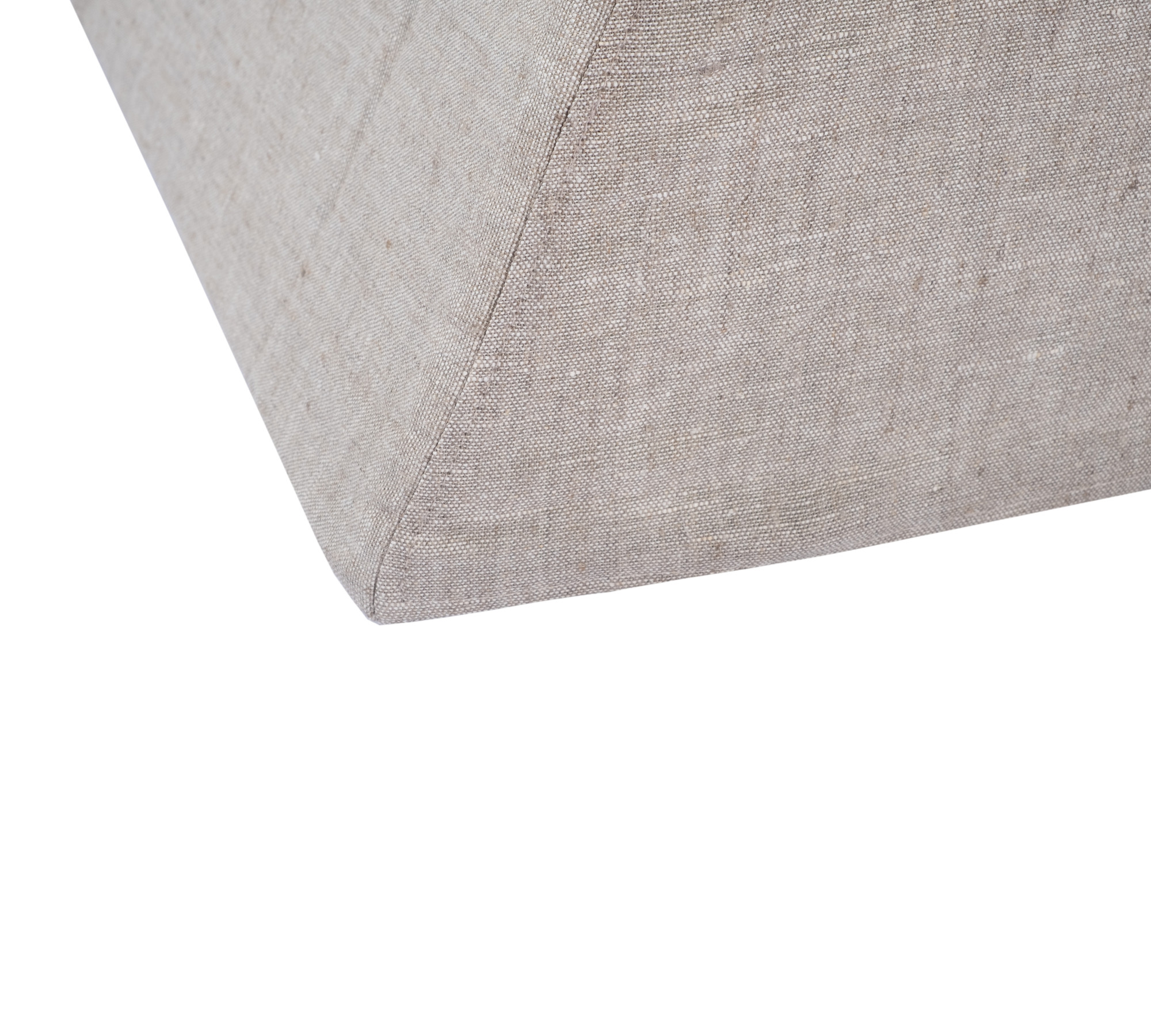 Medium Weight 100% Linen Wedge Bolster Cover