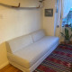 Medium Weight 100% Linen Wedge Bolster Cover