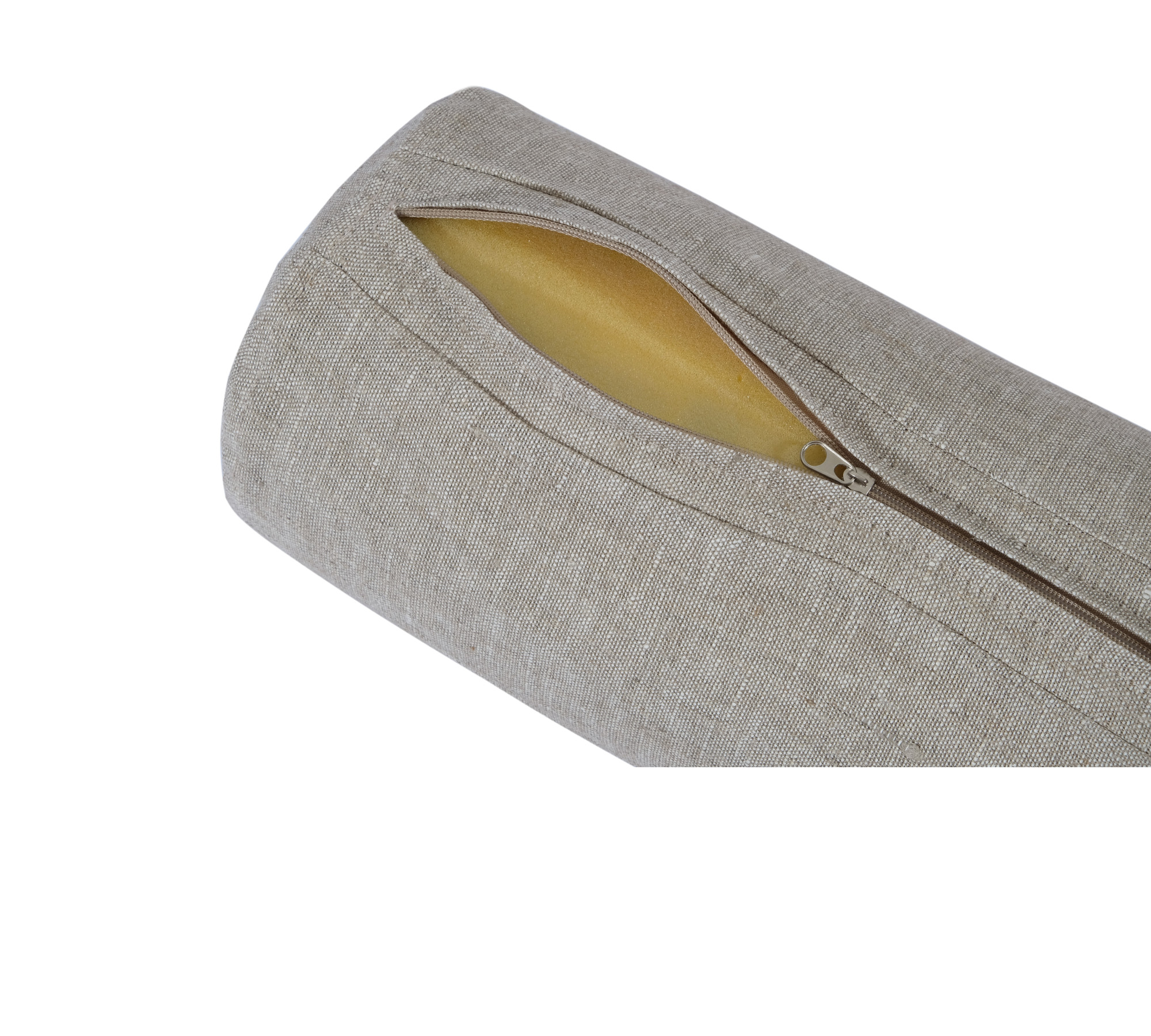 Breathable Medium Weight 100% Linen Bolster Cover 