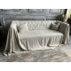 Linen Throw Sofa Cover — Custom Natural Drape