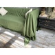 Linen Throw Sofa Cover — Custom Natural Drape