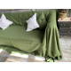 Linen Throw Sofa Cover — Custom Natural Drape