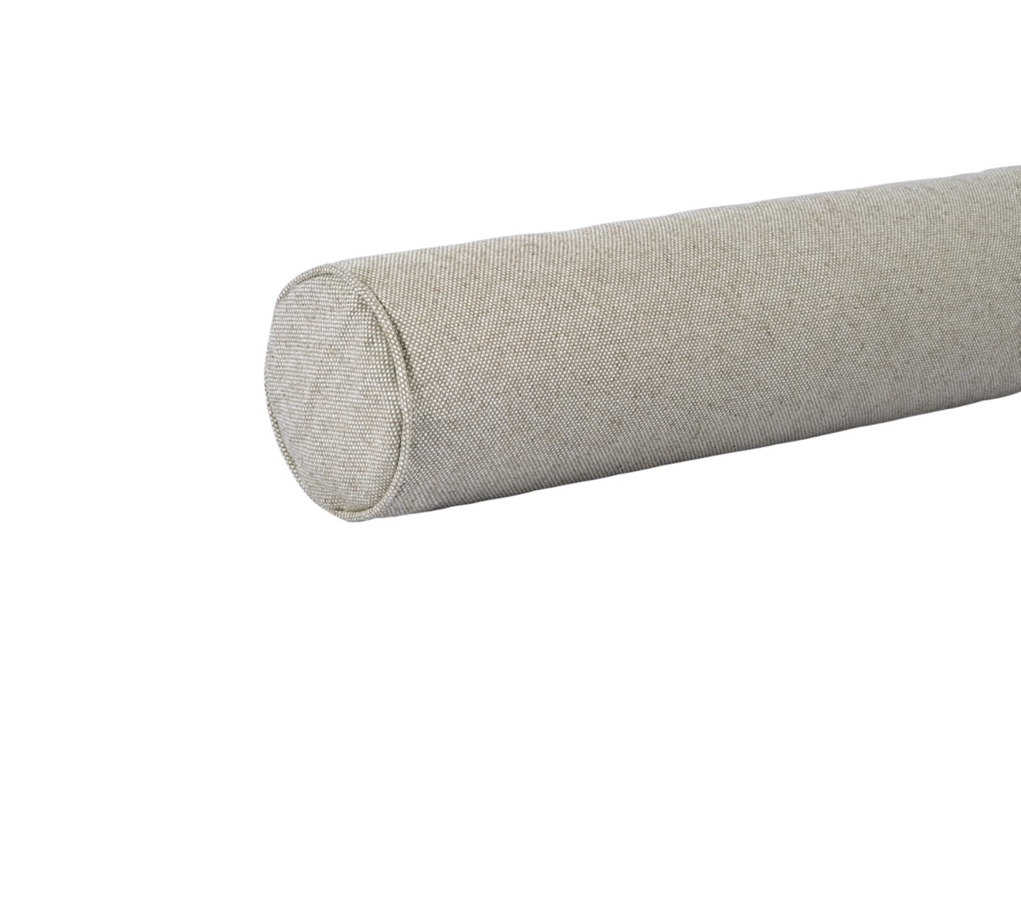 Upholstery 100% Linen Bolster Cover with Piping
