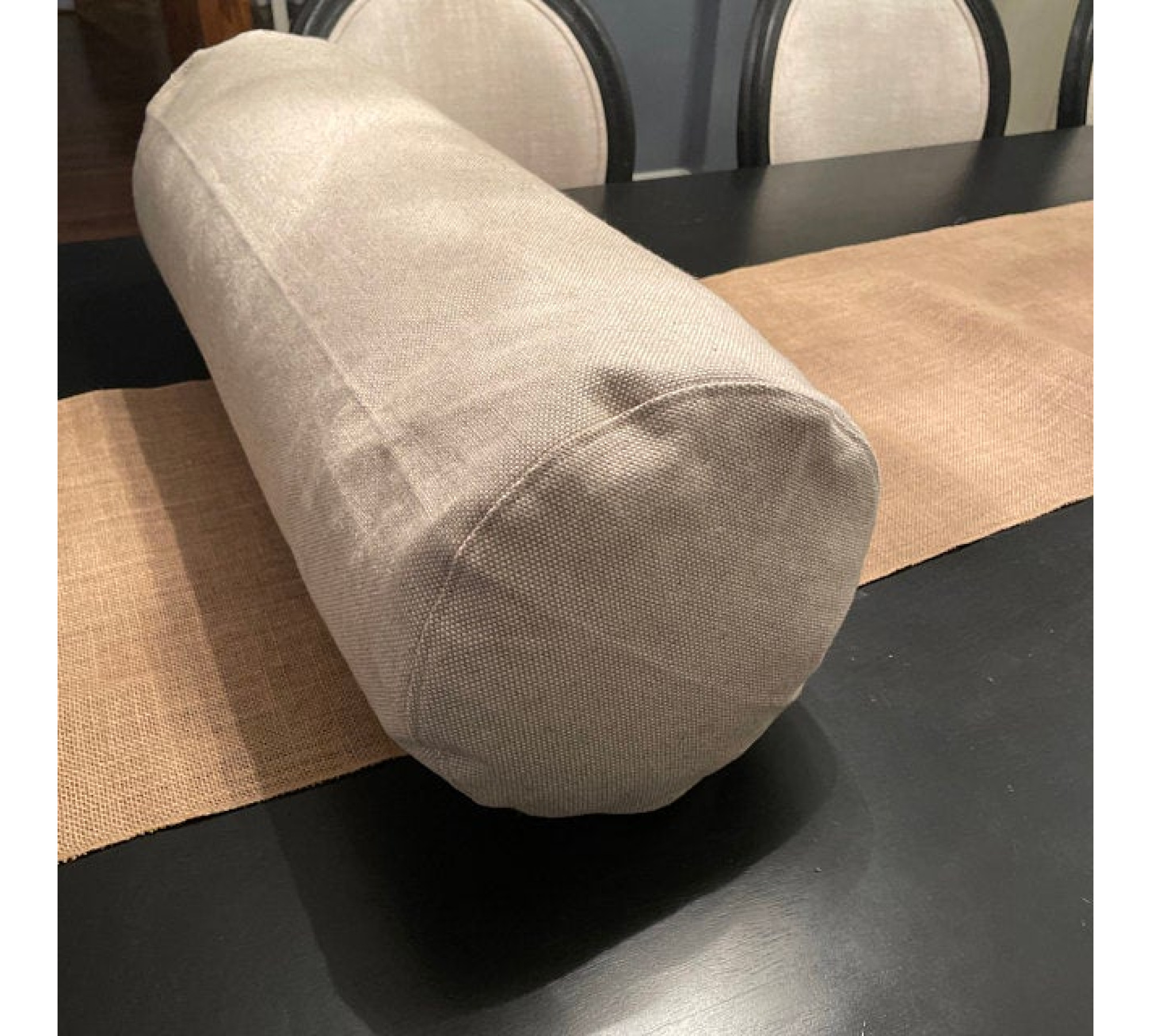 Heavy Weight 100% Linen Bolster Cover