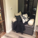 Heavy Weight 100% Linen Bolster Cover