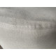 Round Ottoman Cover in Heavyweight Linen