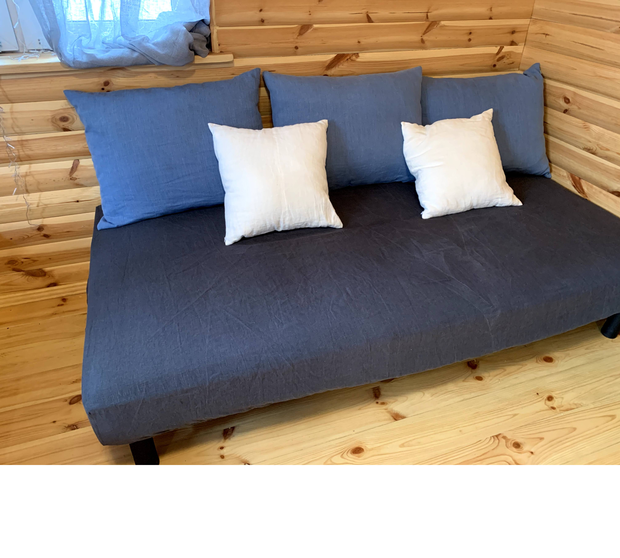 Daybed & Couch Cover – Fitted Sheet Style in 100% Linen