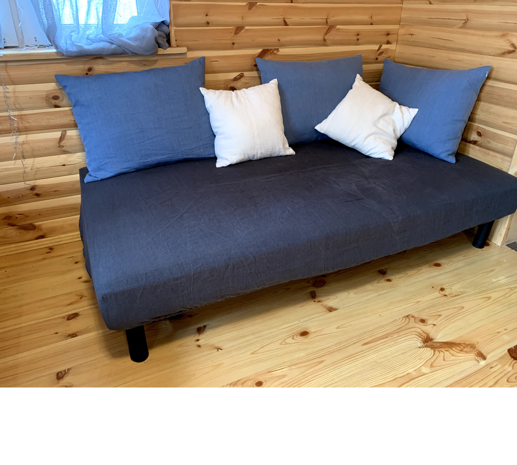 Daybed & Couch Cover – Fitted Sheet Style in 100% Linen