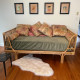 Custom Velvet Daybed Cover with Piping On Edges