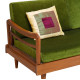 Custom Velvet Daybed Cover with Boxed Corners