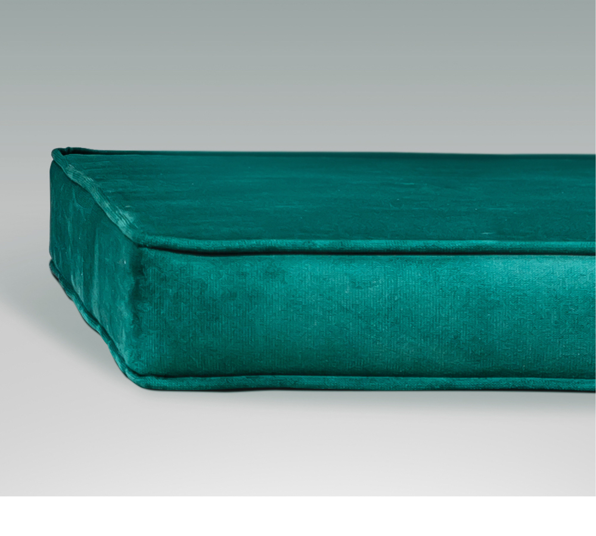 Custom Velvet Daybed Cover with Piping On Edges
