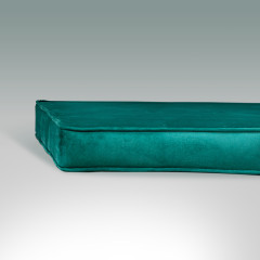 Custom Velvet Daybed Cover with Piping On Edges