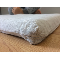 Washable Linen Futon Cover – 100% Flax Linen Slipcover