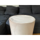 Custom Velvet Ottoman Cover with Piping