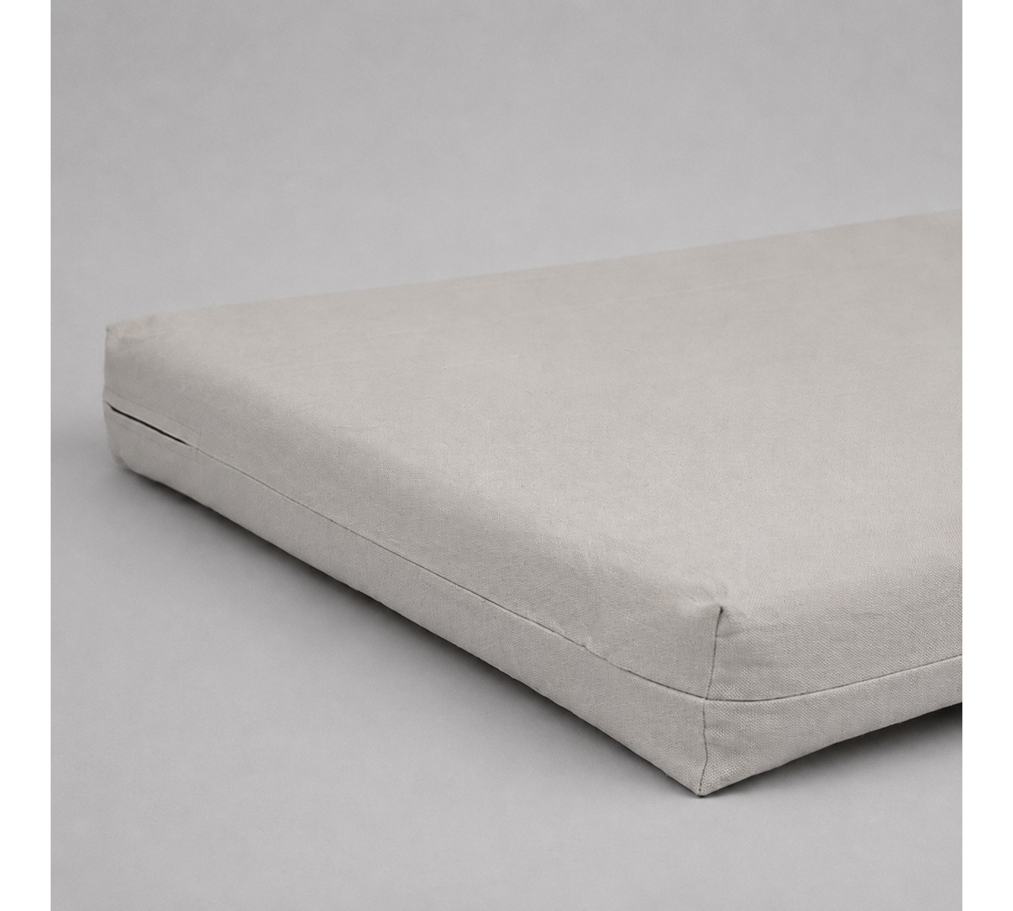 Upholstery Linen Futon Cover – Zippered 100% Linen
