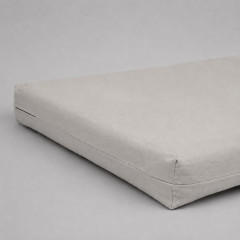 Upholstery Linen Futon Cover – Zippered 100% Flax Linen Slipcover