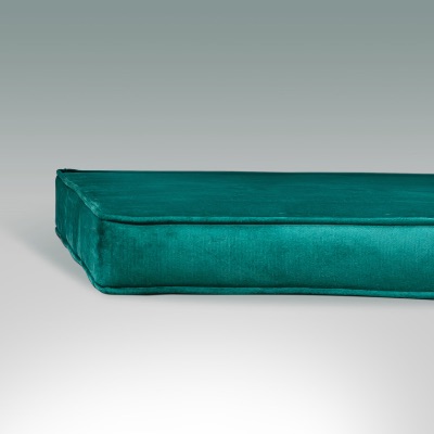 Custom Velvet Daybed Cover with Piping On Edges Custom Velvet Daybed Cover with Piping On Edges