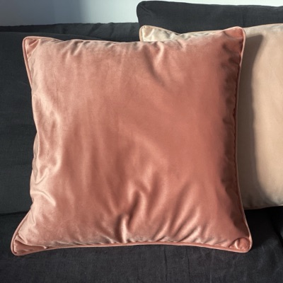 Custom Velvet Throw Pillow Cover with Piping Custom Velvet Throw Pillow Cover with Piping